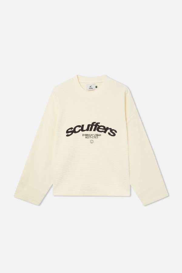 Sudaderas Scuffers Quadraphs Ecru | 52178LBGZ