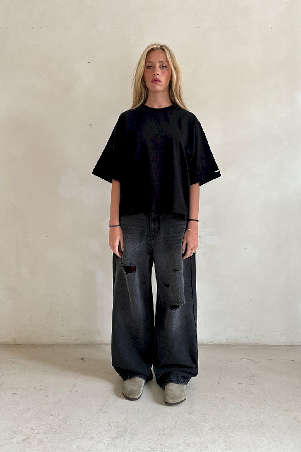 T-Shirts Scuffers Basic T-Shirt Pack B&W | 63592CSGP