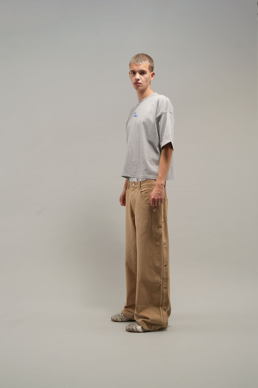 T-Shirts Scuffers Boys or Girls T-Shirt Grises Claro | 37149QOAD