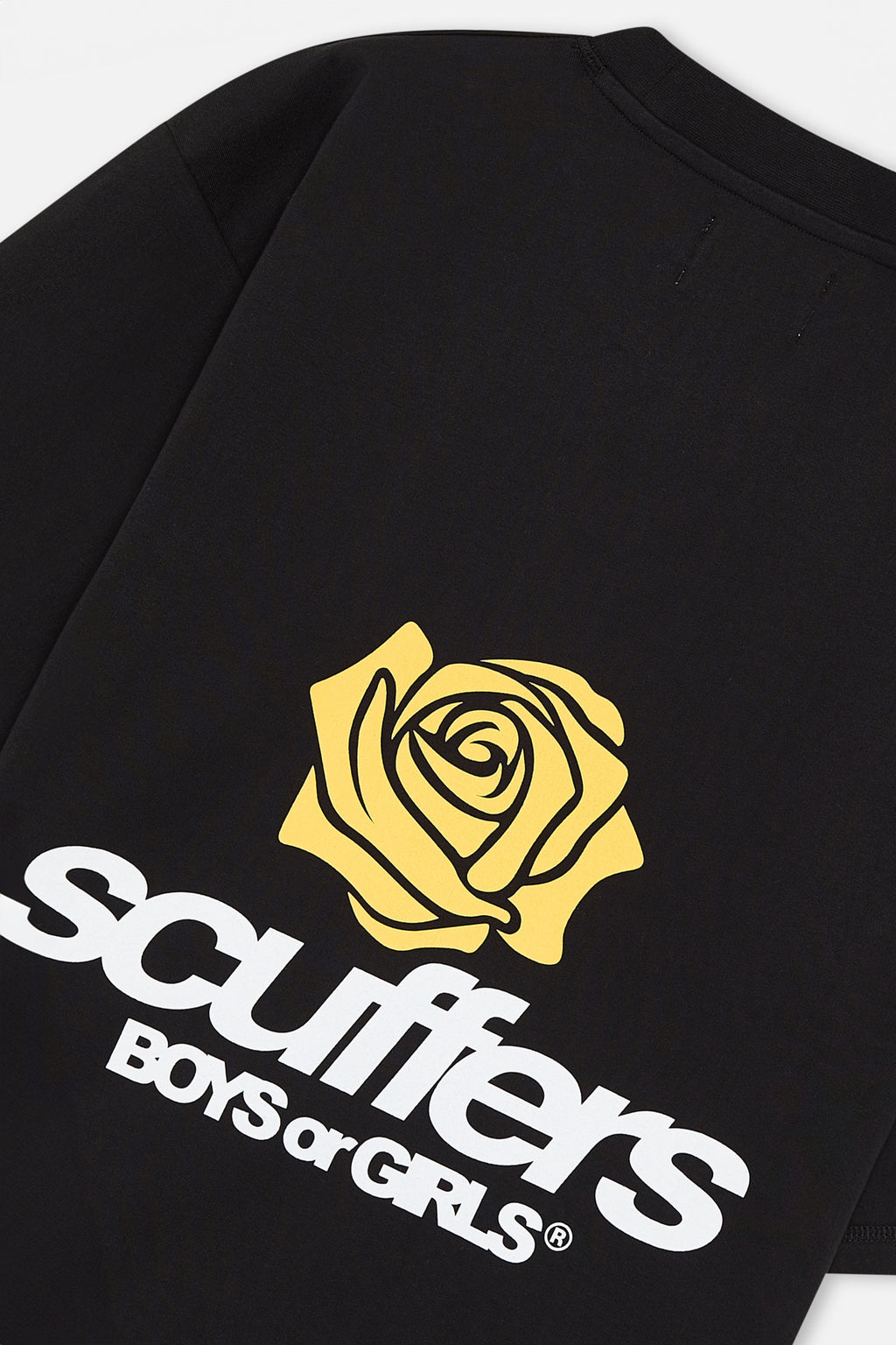 T-Shirts Scuffers Boys or Girls T-Shirt Negros | 10726JFCR