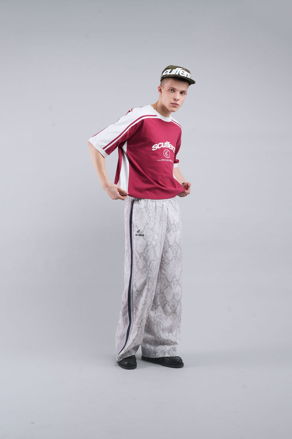 T-Shirts Scuffers Effortless T-Shirt Vino | 08362AWDX