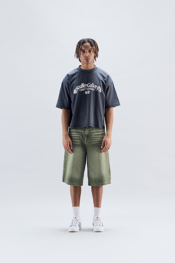 T-Shirts Scuffers Gallery Azules Oscuro | 39871YWGT