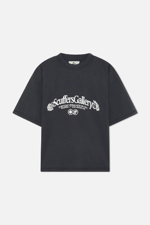 T-Shirts Scuffers Gallery Azules Oscuro | 39871YWGT