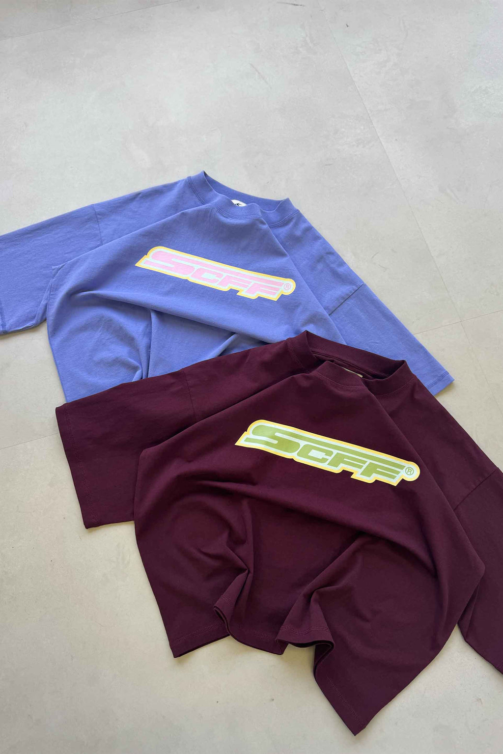 T-Shirts Scuffers Glow T-Shirt Vino | 59048OVYG