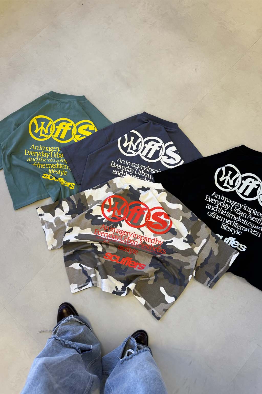 T-Shirts Scuffers New Age T-Shirt Camuflados | 84962SLQN