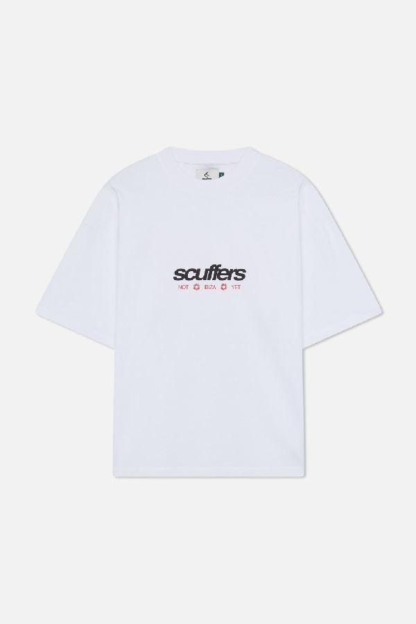 T-Shirts Scuffers Not Ibiza T-shirt Blancos | 07236FRUZ