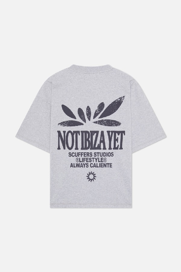 T-Shirts Scuffers Not Ibiza T-shirt Grises Claro | 90465HXLP