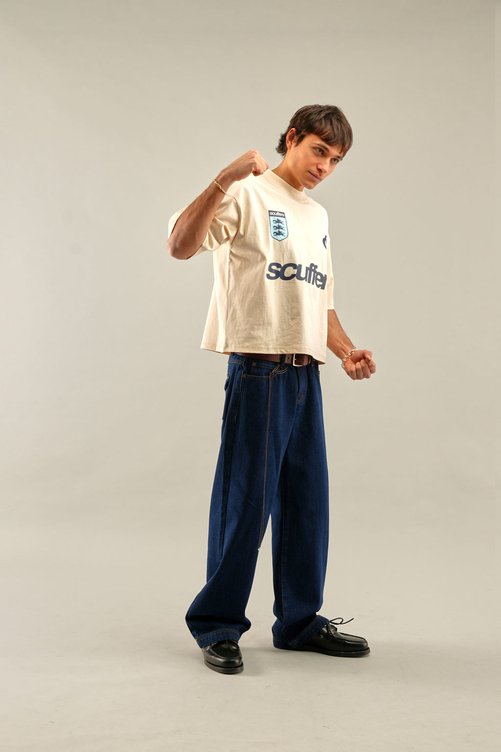 T-Shirts Scuffers Picnic T-Shirt Ecru | 24980HVER