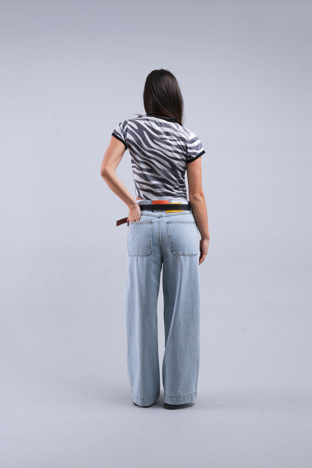 T-Shirts Scuffers Podium Top Zebra | 10987LKZB