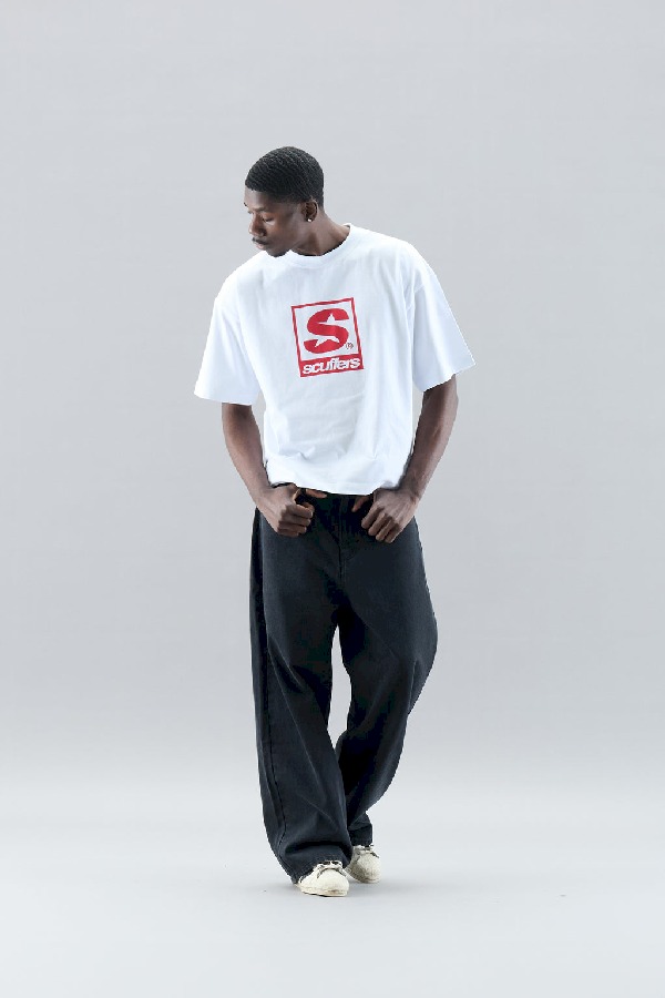 T-Shirts Scuffers Starnova Blancos | 52674AEPH