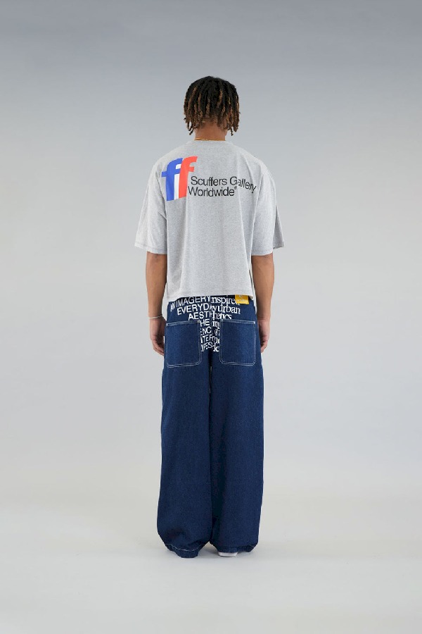 T-Shirts Scuffers Worldwide Melange | 36245MJLY