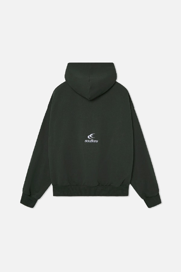 Zipped Hoodie Scuffers By Air Zipper Verdes | 36480IQJW
