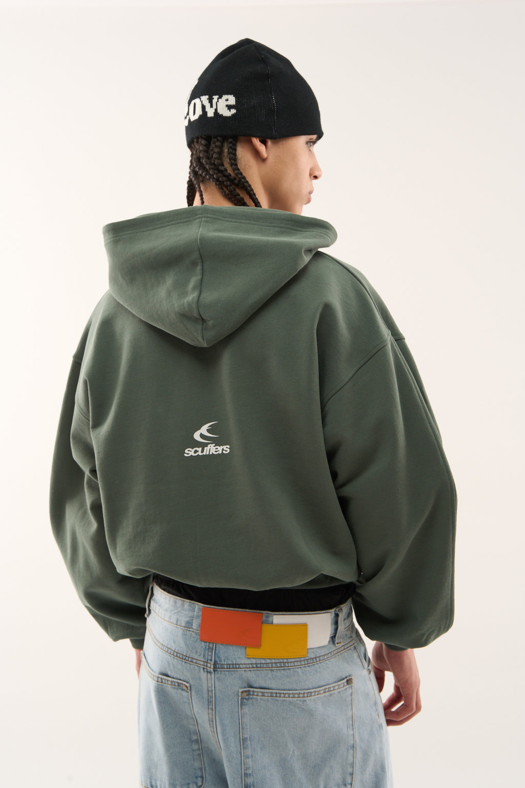 Zipped Hoodie Scuffers Girl Zipper Verdes | 01548PRQX