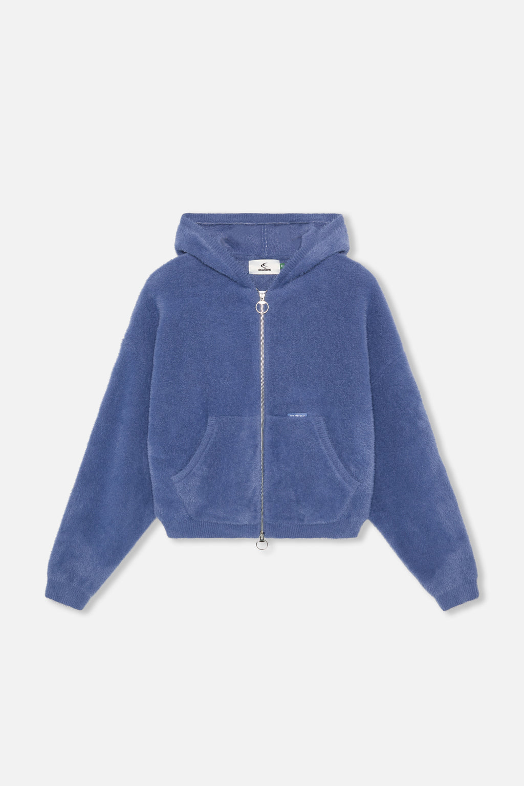 Zipper Knit Scuffers Knit Zipper Azul Marino | 93164FBEC