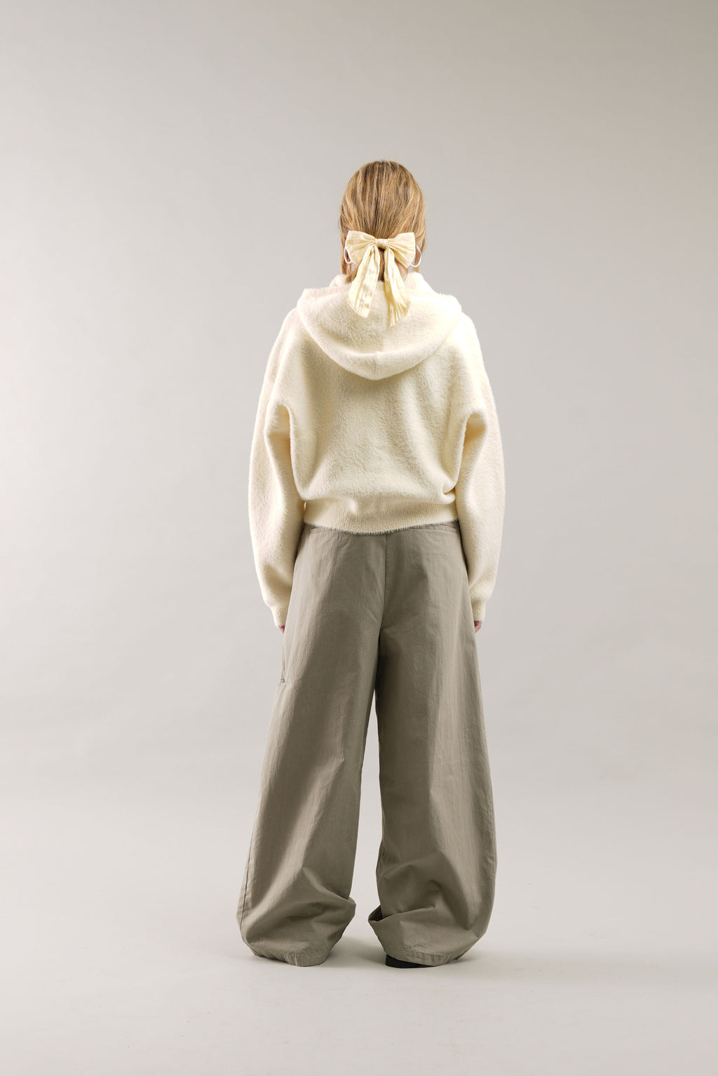 Zipper Knit Scuffers Knit Zipper Venice Ecru | 24531LUTW